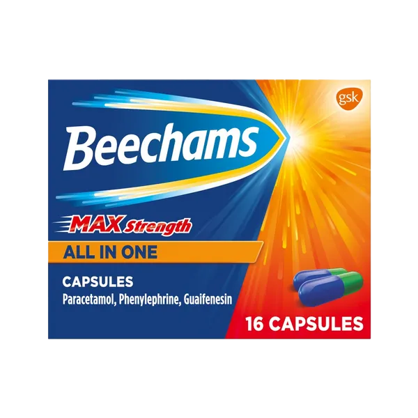Beechams All-in-One Max Strength 16 Capsules