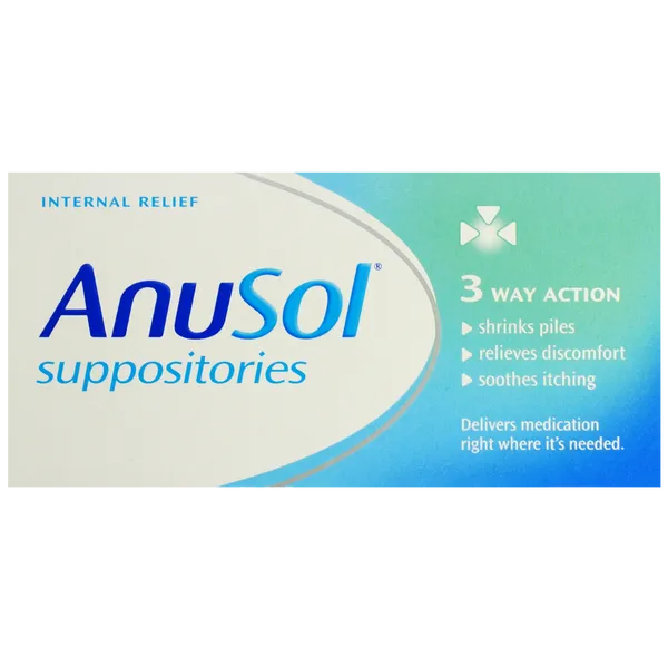 Anusol Suppositories 3 Way Action Pack of 24