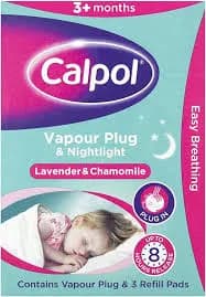 Calpol Vapour Plug & Nightlight Lavander And Camomile