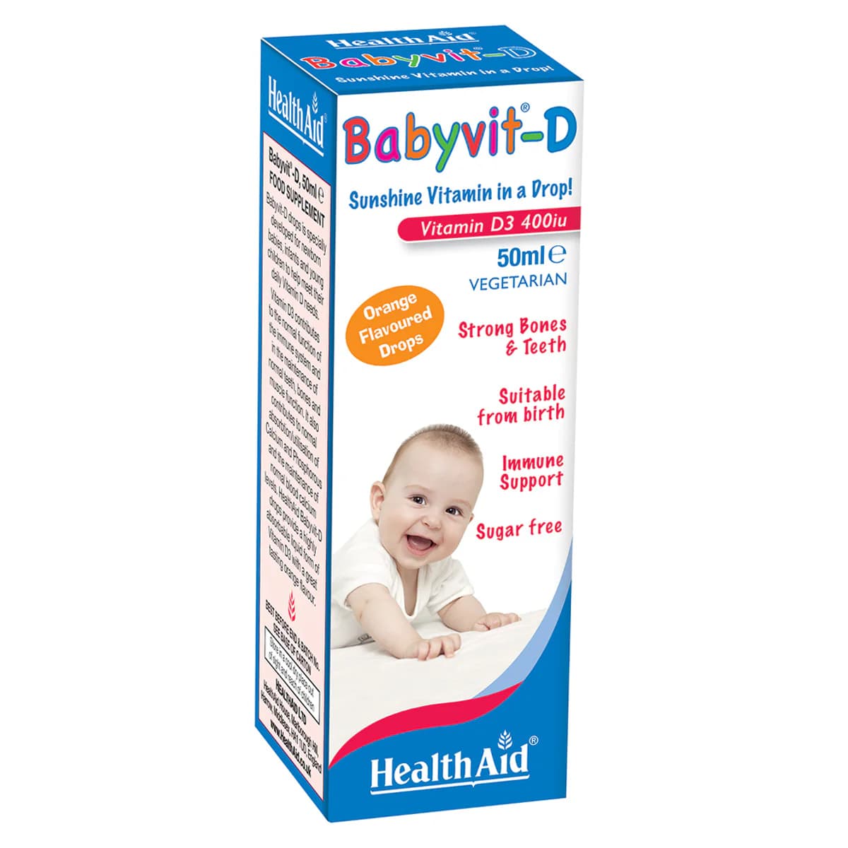 Babyvit-D Vitamin D3 400IU Drops 50ml